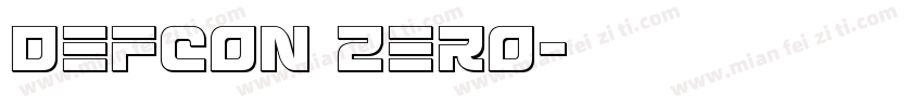 Defcon Zero字体转换